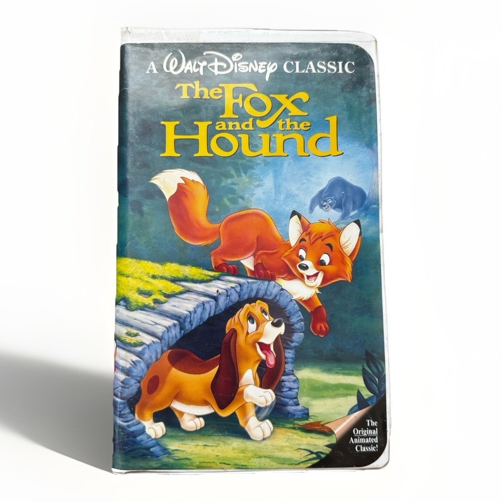 The Fox and the Hound (VHS, 1994) Walt Disney Classic Black Diamond Movie 2041